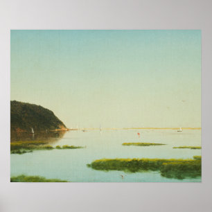 John Frederick Kensett - View of the Shrewsbury Poster