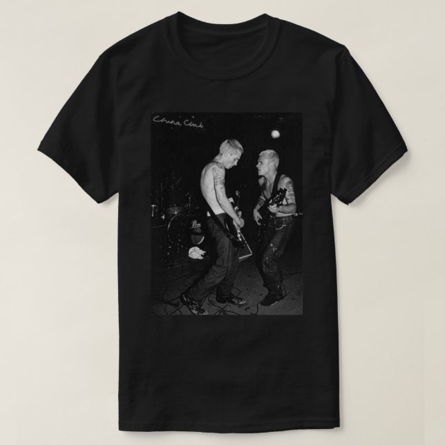 John Frusciante _amp_ Flea - RHCP -        T-Shirt (Design Front)