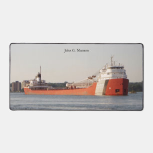 John G. Munson desk mat