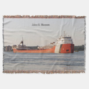 John G. Munson woven blanket