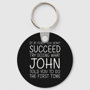 John Gift Name Personalised Birthday Funny Christm Key Ring