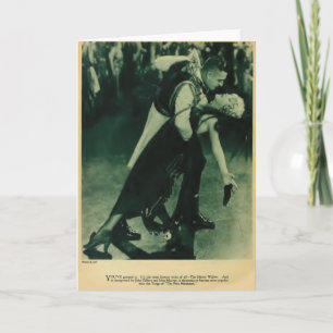 John Gilbert Mae Murray 1925 vintage portrait card