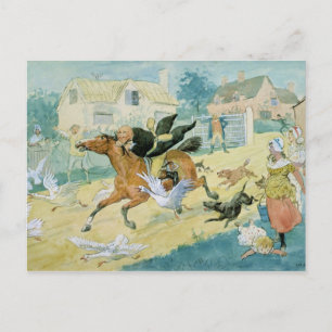 John Gilpin riding to Edmonton Postcard