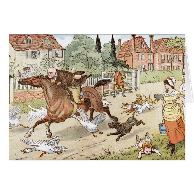 John Gilpin ridings though the village (Front Horizontal)