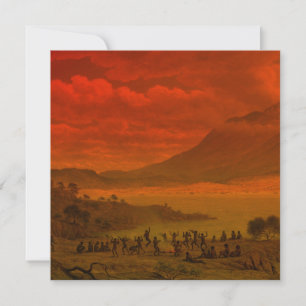 John Glover Van Diemen's Land Tasmania Aboriginal Card