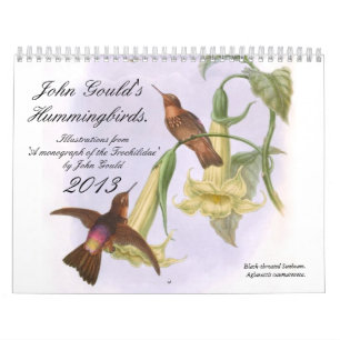 John Gould's Hummingbirds Calendar