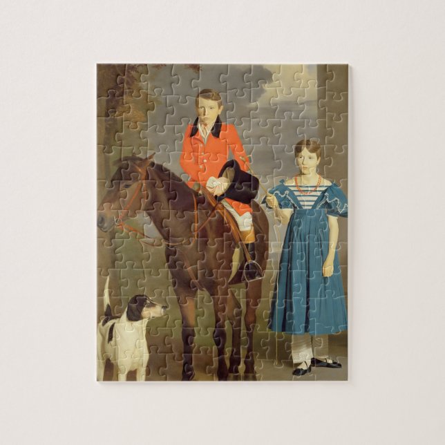 John Gubbins Newton and his Sister Mary, 1832-33 ( Jigsaw Puzzle (Vertical)