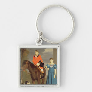 John Gubbins Newton and his Sister Mary, 1832-33 ( Key Ring