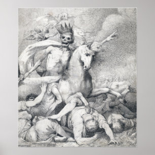 John Hamilton Mortimer Death on a Pale Horse Poster