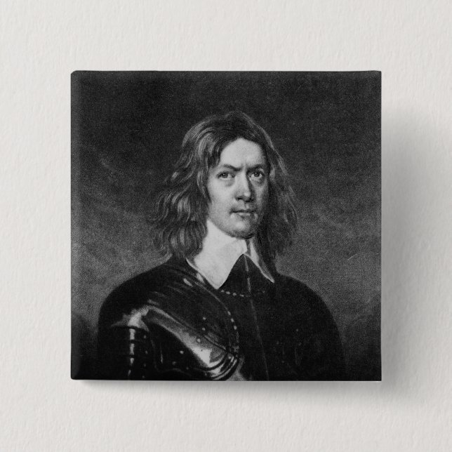 John Hampden 15 Cm Square Badge (Front)