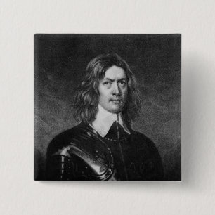 John Hampden 15 Cm Square Badge