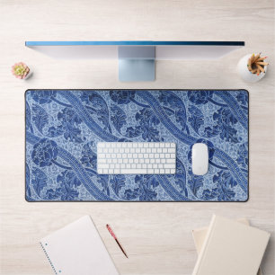 John Henry Dearle - Blue Florence Flower Pattern Desk Mat