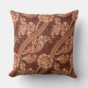 John Henry Dearle Florence Pattern in Red Cushion