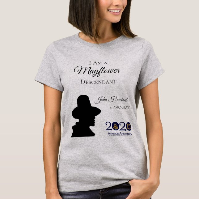 John Howland Mayflower Women's T-shirt (Front)