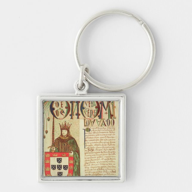 John II  King of Portugal Key Ring (Front)