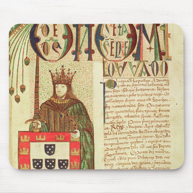 John II  King of Portugal Mouse Pad (Front)
