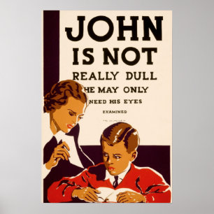 John is not really dull poster