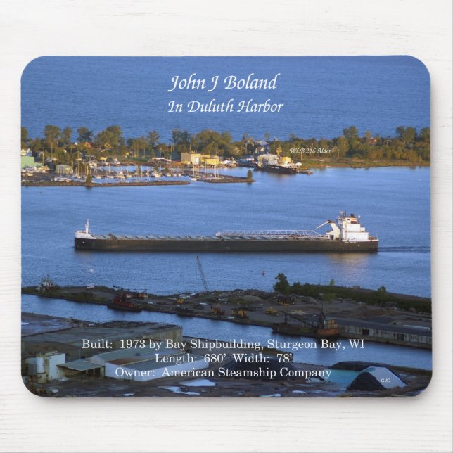 John J. Boland Duluth mousepad (Front)