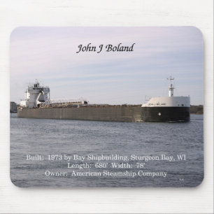 John J. Boland mousepad