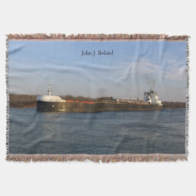 John J. Boland throw blanket (Front)