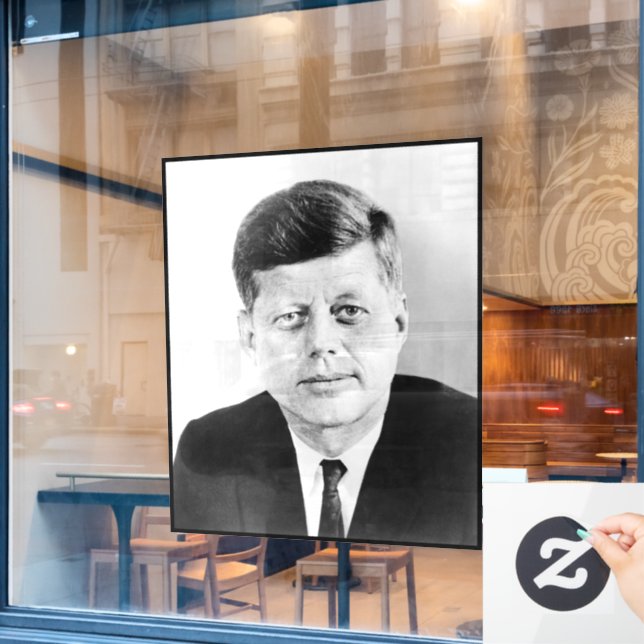 John Jack Kennedy US Presidential White House (Cafe Window)