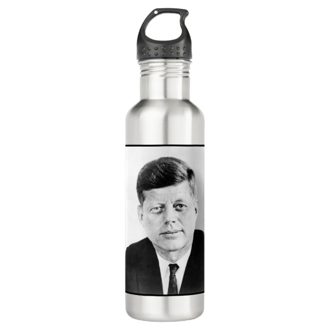 John Jack Kennedy US Presidential White House 710 Ml Water Bottle (Front)