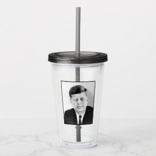 John Jack Kennedy US Presidential White House Acrylic Tumbler