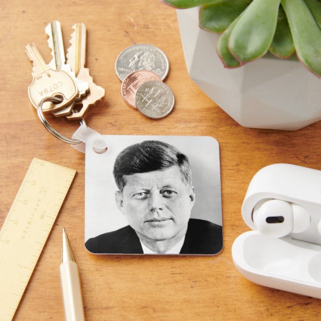 John Jack Kennedy US Presidential White House Key Ring (Desk)