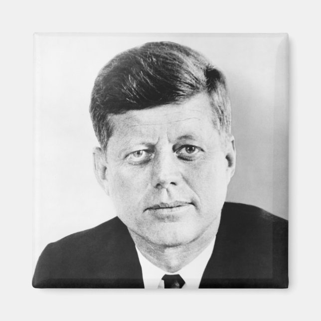 John Jack Kennedy US Presidential White House Magnet (Front)