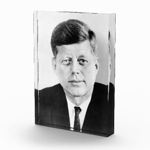 John Jack Kennedy US Presidential White House Photo Block