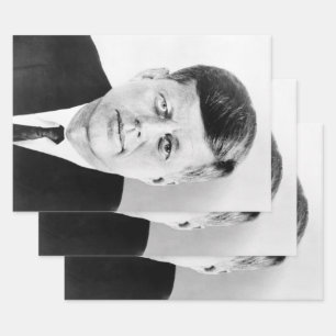 John Jack Kennedy US Presidential White House Wrapping Paper Sheet