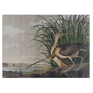 John James Audubon Long-Billed Curlew Bird Cutting Board