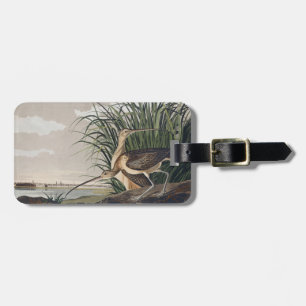 John James Audubon Long-Billed Curlew Bird Luggage Tag