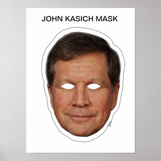 John Kasich Mask Poster (Front)