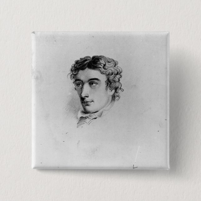 John Keats 15 Cm Square Badge (Front)