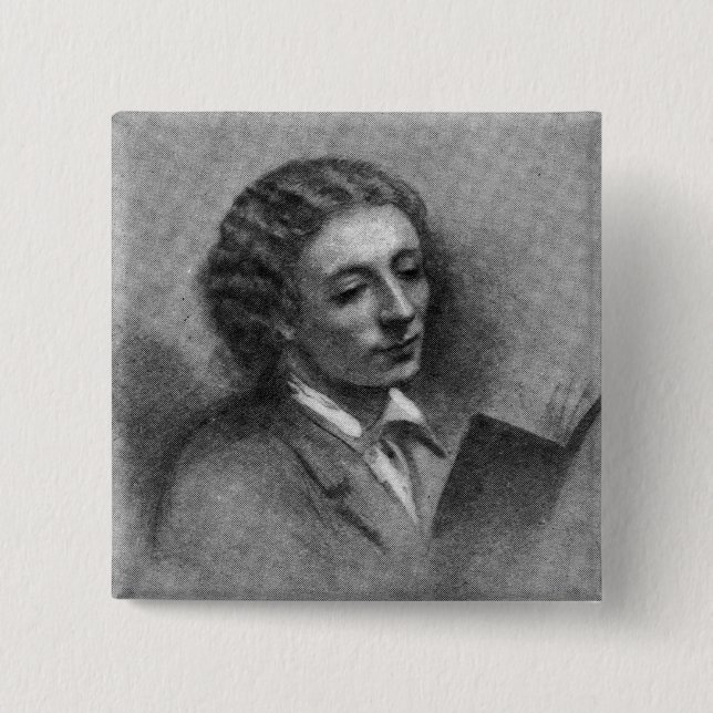 John Keats 15 Cm Square Badge (Front)