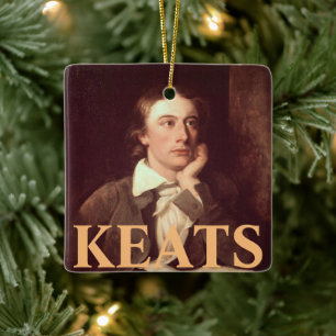 John Keats Ceramic Ornament
