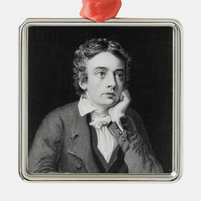 John Keats Metal Tree Decoration (Front)