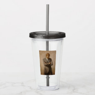 John Kennedy US Presidential White House Portrait Acrylic Tumbler