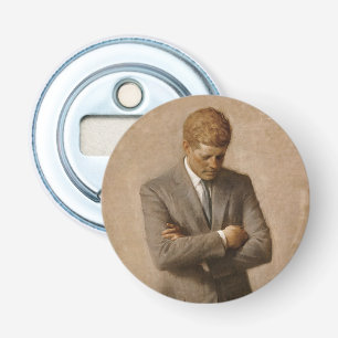 John Kennedy US Presidential White House Portrait Bottle Opener
