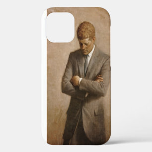 John Kennedy US Presidential White House Portrait  iPhone 12 Case