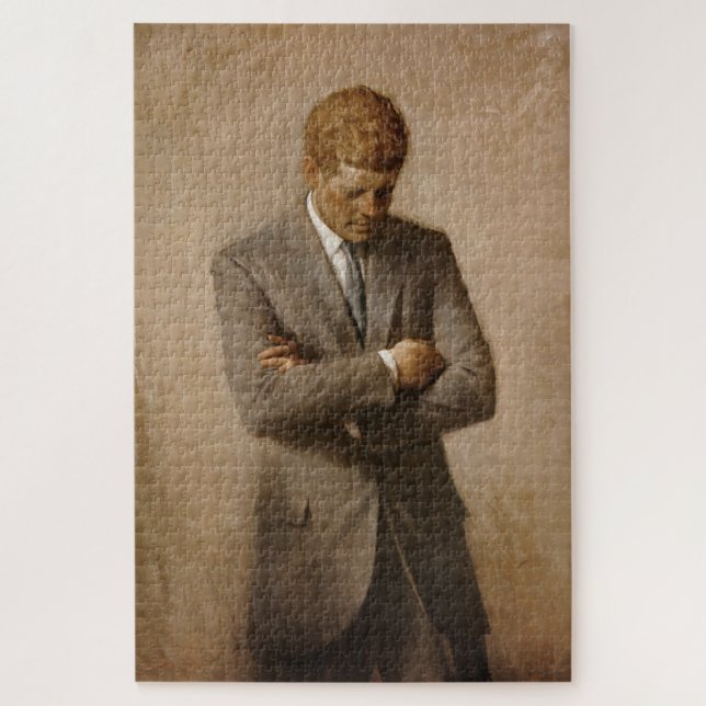 John Kennedy US Presidential White House Portrait  Jigsaw Puzzle (Vertical)