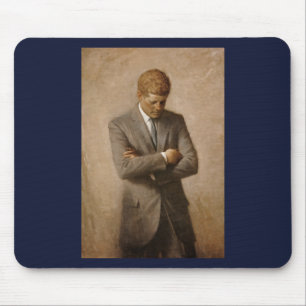 John Kennedy US Presidential White House Portrait Mouse Pad