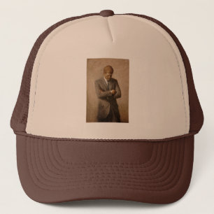 John Kennedy US Presidential White House Portrait Trucker Hat