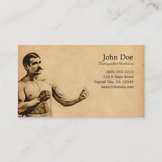 John L. Sullivan Business Card (Front)