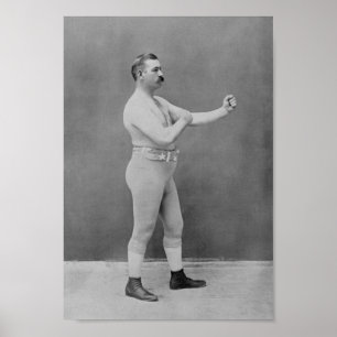 John L. Sullivan - Heavyweight Boxing Champion Poster
