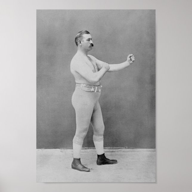John L. Sullivan - Heavyweight Boxing Champion Poster (Front)