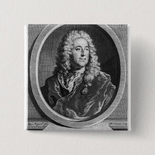 John Law 15 Cm Square Badge (Front)