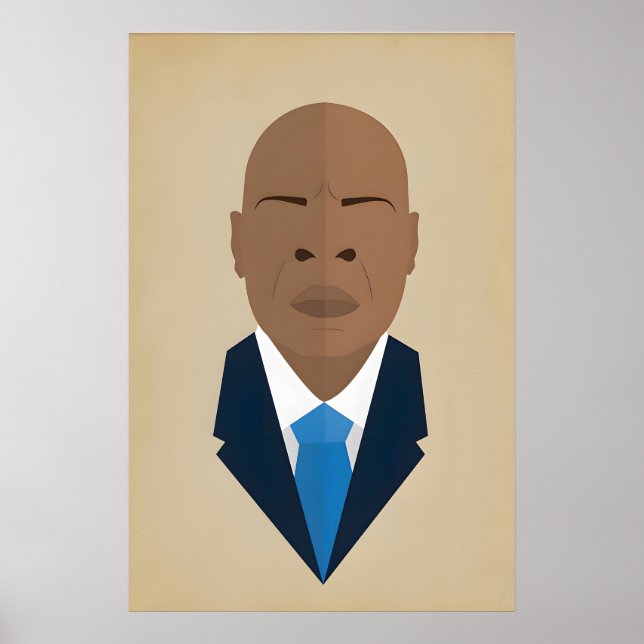John Lewis, Black History Makers Icon Original Poster (Front)