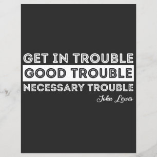 John Lewis - Good Trouble Quote